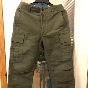 Engineered Garments Olive Green Cargo Pants